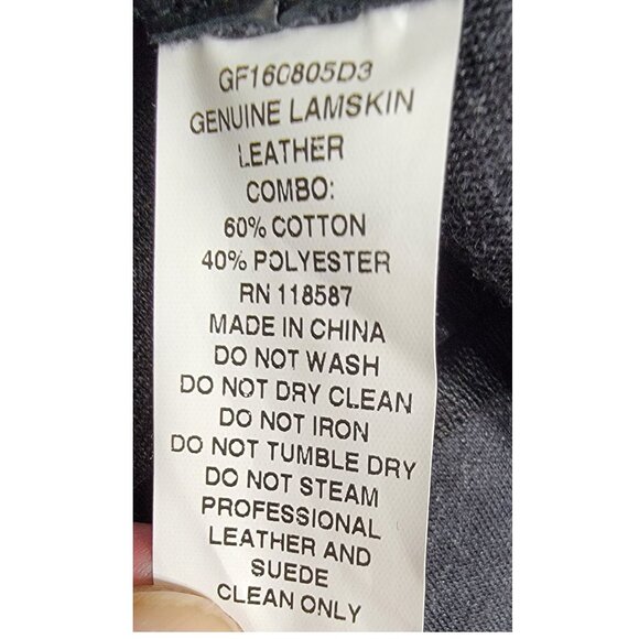 GREY by Jason Wu Genuine Lambskin Leather Pencil Skirt, Black , Womens Size 8 - Picture 7 of 7